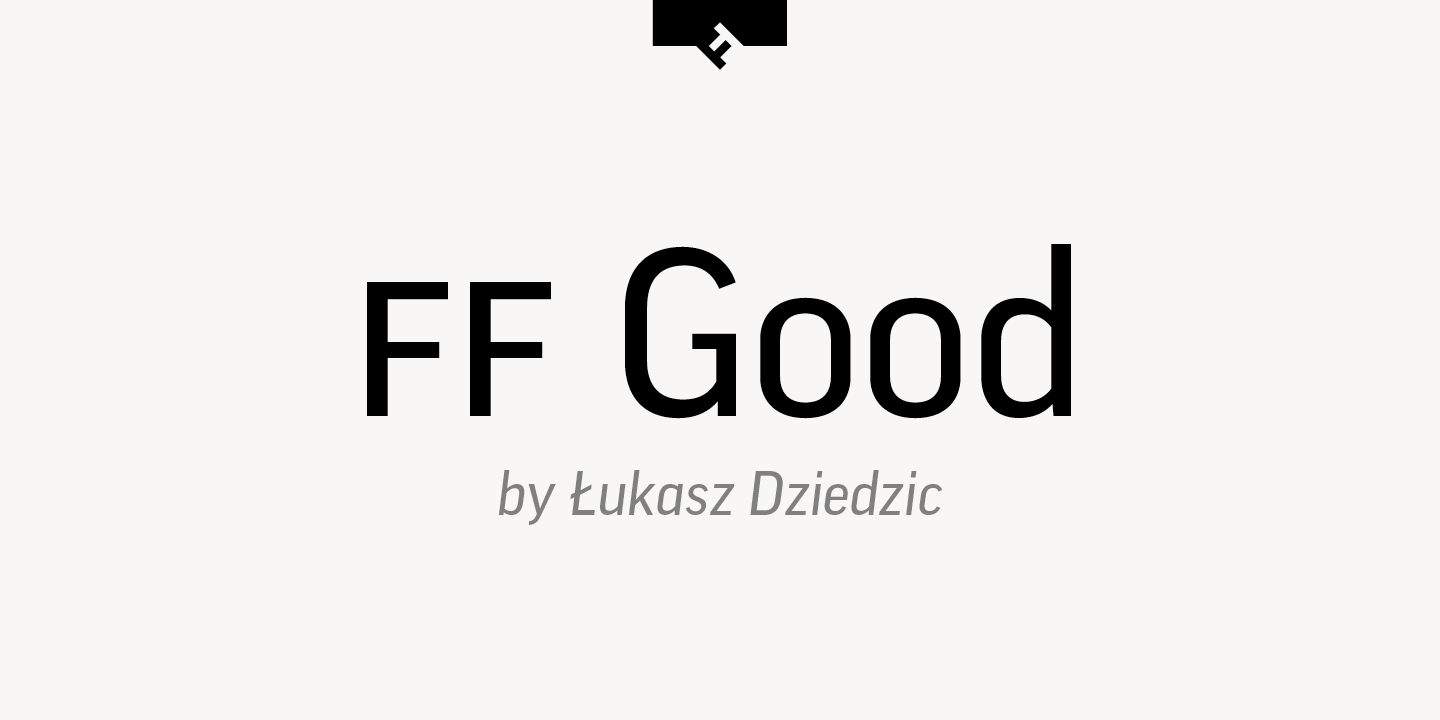 Example font FF Good Pro Narrow #1